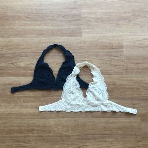 Urban Outfitters Halter Bralettes (Set of 2 - Out from Under)